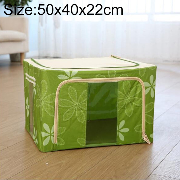 Folding Storage Box Non Woven Fabric With Zipper Moisture-proof Clothes Storage Box