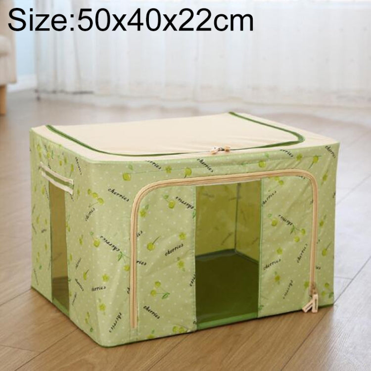 Folding Storage Box Non Woven Fabric With Zipper Moisture-proof Clothes Storage Box
