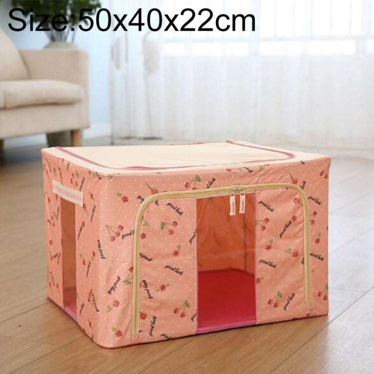Folding Storage Box Non Woven Fabric With Zipper Moisture-proof Clothes Storage Box