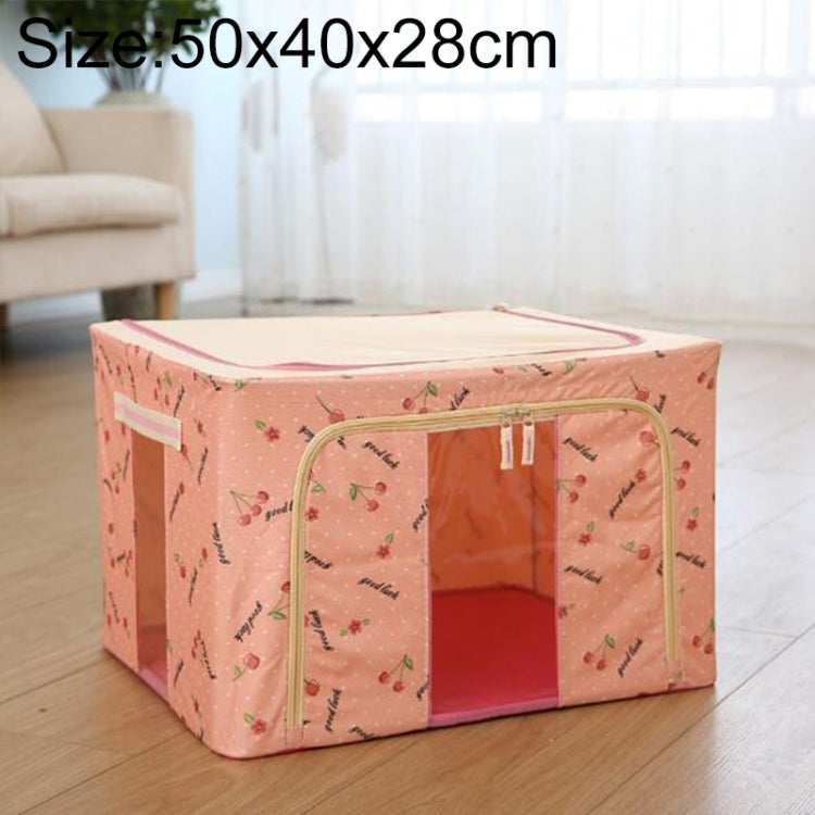 Folding Storage Box Non Woven Fabric With Zipper Moisture-proof Clothes Storage Box