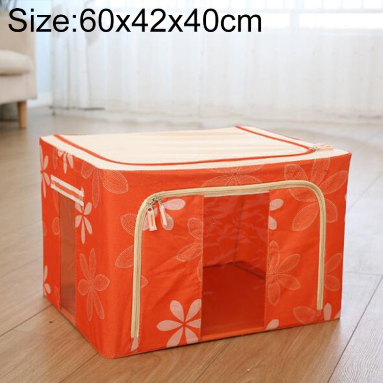 Folding Storage Box Non Woven Fabric With Zipper Moisture-proof Clothes Storage Box