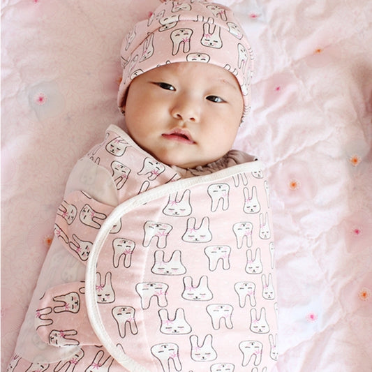 Spring  Summer Cotton Baby Infant Bags Towels Sleeping Bags Knitted Cloth Cap Set