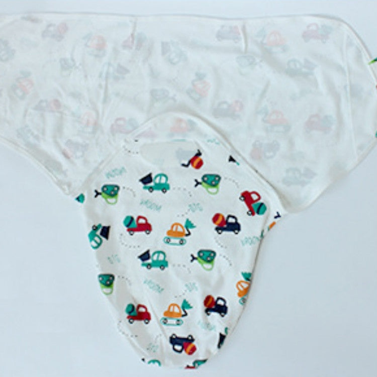 Spring  Summer Cotton Baby Infant Bags Towels Sleeping Bags Knitted Cloth Cap Set