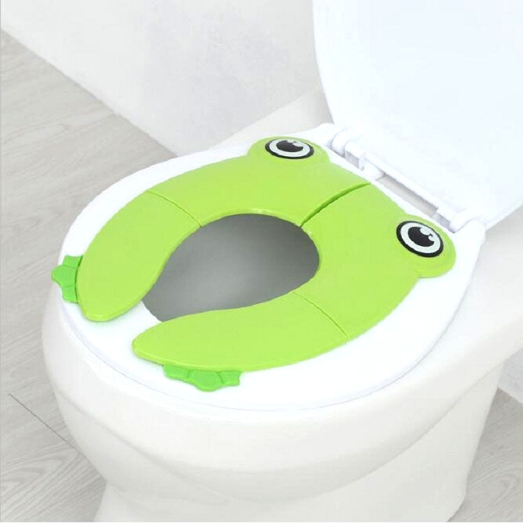 Frog-Shaped PP Material Environmental Protection Children Travel Portable Toilet Seat