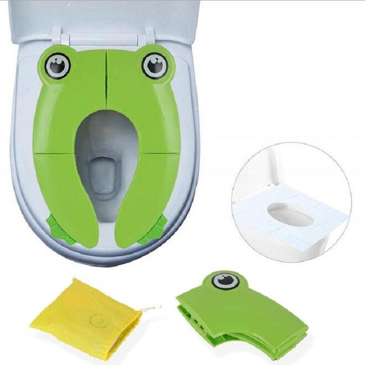 Frog-Shaped PP Material Environmental Protection Children Travel Portable Toilet Seat