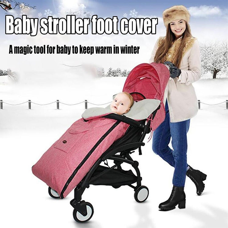 Baby Stroller Sleeping Bag Autumn and Winter Windproof Warm Foot Cover Baby Stroller