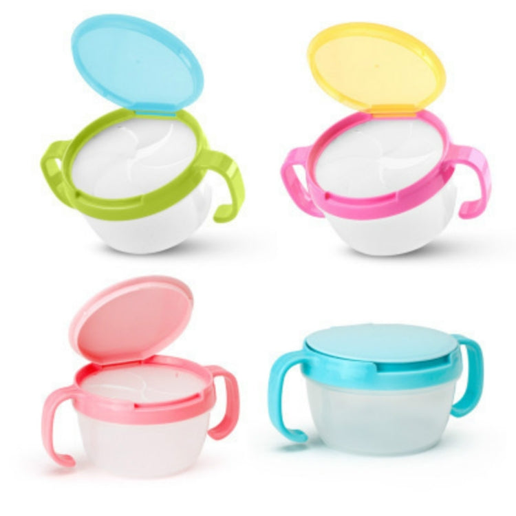Baby Products Anti-sprinkling Design Baby Double Handle Biscuit Small Bowl Snack Cup