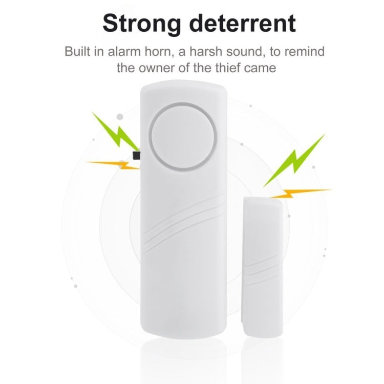 5 PCS Door Window Wireless Burglar Alarm Door Magnetic Alarm Household Safety Equipment
