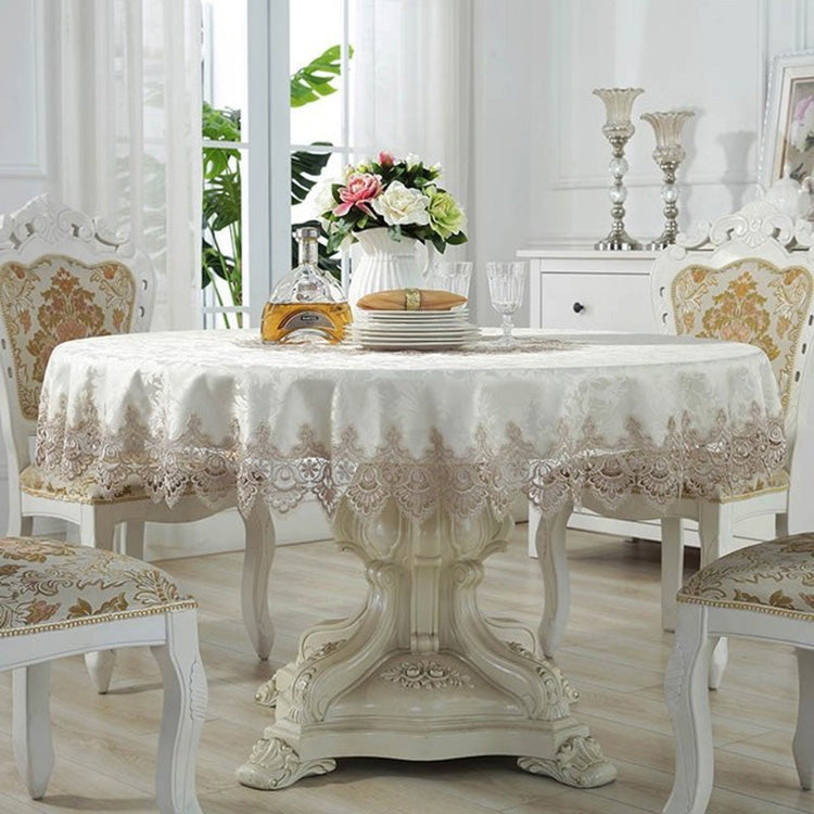 Classical Tablecloth Table Decor Jacquard Lace Elegant Table Cloth
