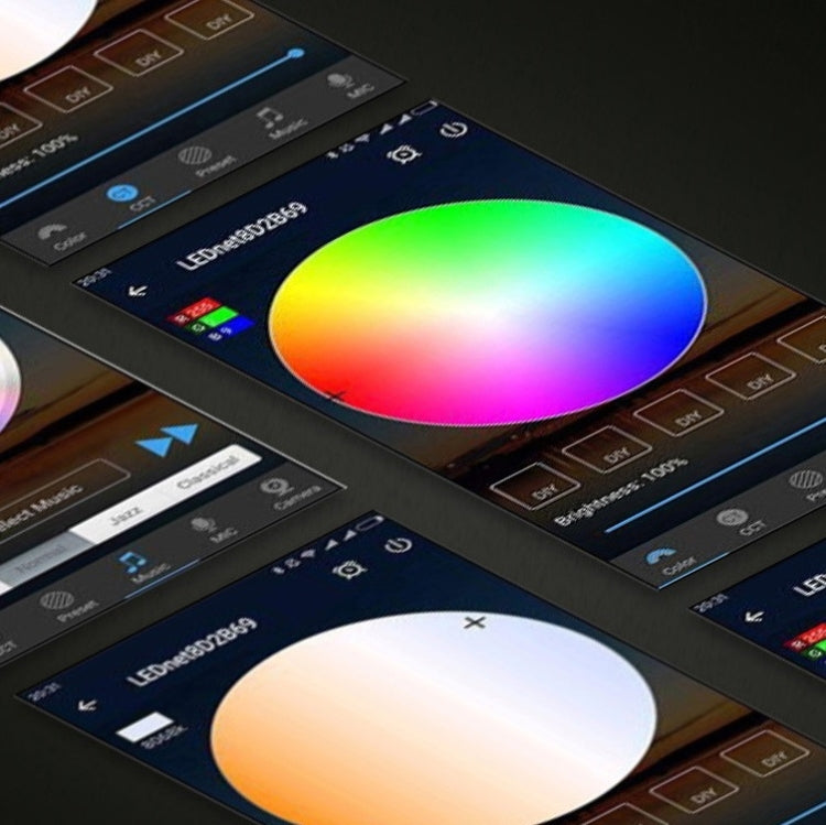 Bluetooth Suit Smart Music Sound Control Light Strip Waterproof 5050 RGB Colorful Atmosphere LED Light Strip With 24-Keys Remote Control