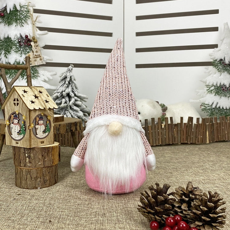 Christmas Decorations Window Decorations for Faceless Elderly Dolls Decorative Dolls