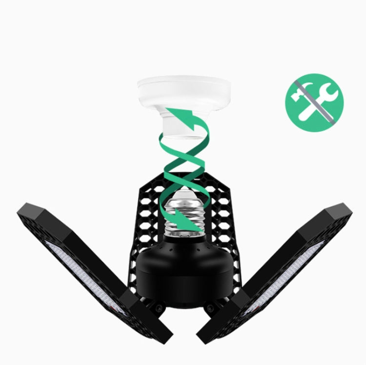 LED E27 Plant Growth Light Three-leaf Folding Seedling Planting Supplement Light