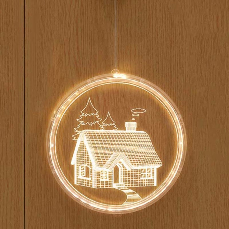 Christmas Decoration Light LED Holiday 3D Hanging Lamp