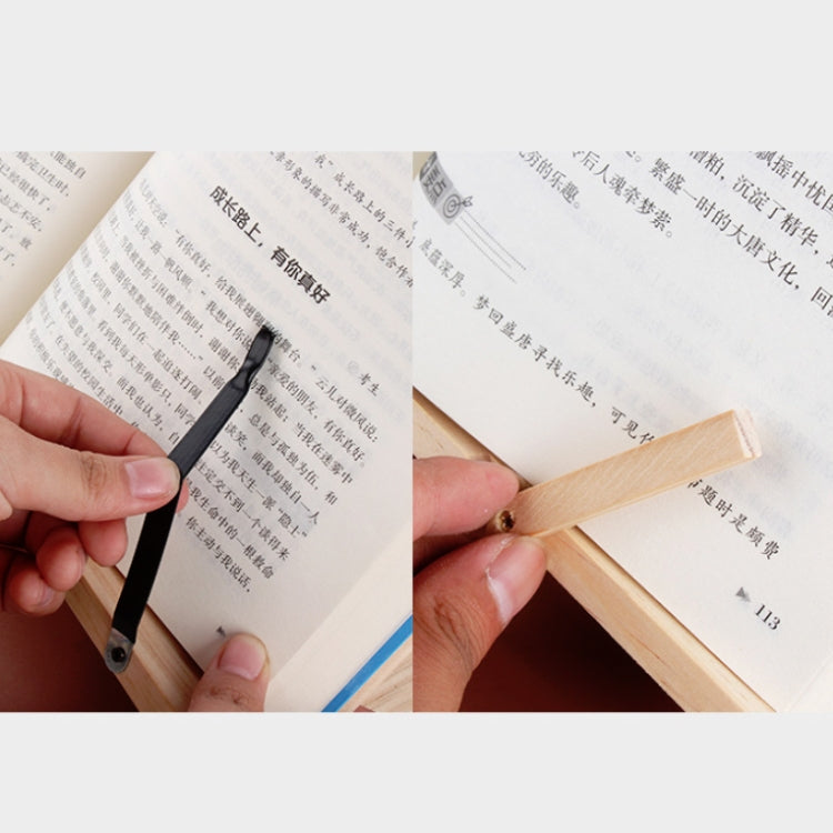 Wooden Reading Rack Children Notebook Stand Anti-myopia Book Stand