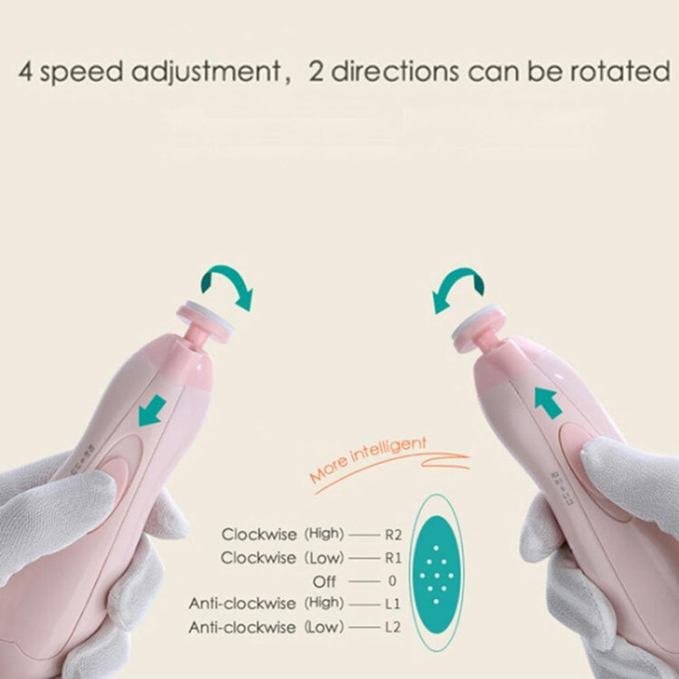 Electric Safe Nail Clipper Cutter Baby Nail Trimmer Manicure Pedicure Clipper Cutter