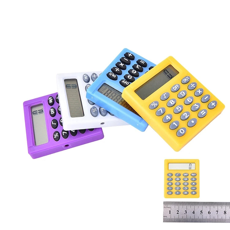 Pocket Cartoon Mini Calculator Candy Colors Handheld Coin Batteries Calculation Tool