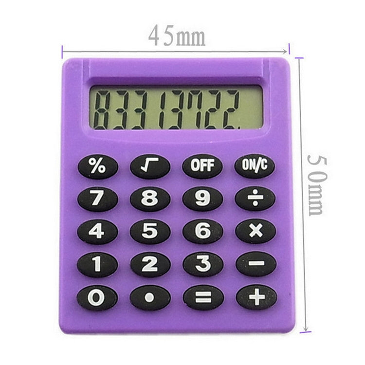 Pocket Cartoon Mini Calculator Candy Colors Handheld Coin Batteries Calculation Tool