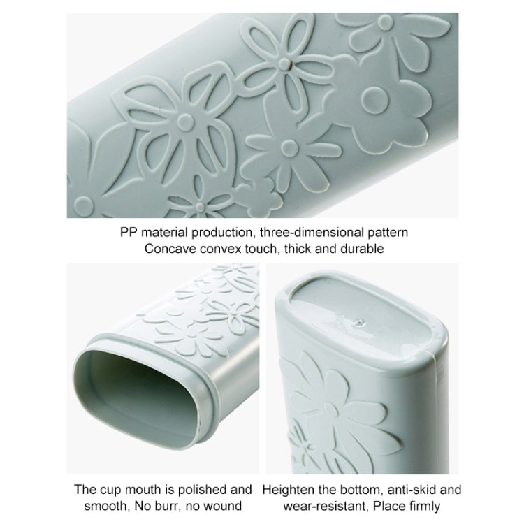 Portable Flower Carved Toothbrush Holder Outdoor Toothrush Cap Case Toothpaste Storage Box Wash Cup