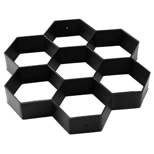 Plastic Floor Mold Ultralight DIY Garden Paving Hexagonal Fancy Mould
