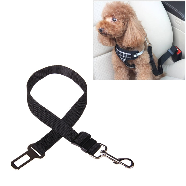 Nylon Harness Leash Clip Pet Dog Car Seat Belt Security Belt