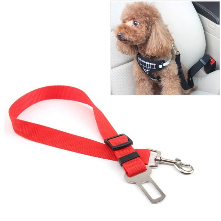 Nylon Harness Leash Clip Pet Dog Car Seat Belt Security Belt