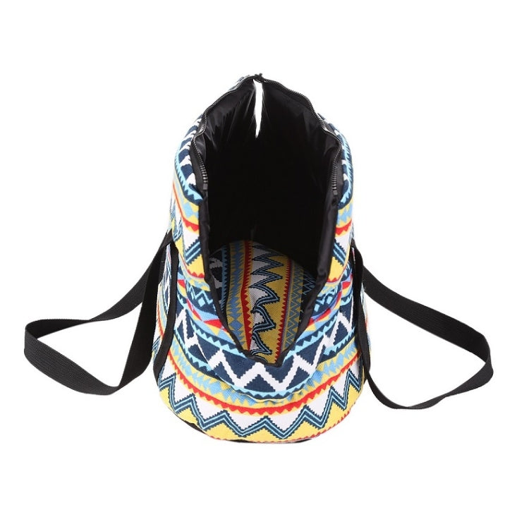 Retro Pet Carrying Bag Comfortable & Breathable Backpack For Cats And Dogs