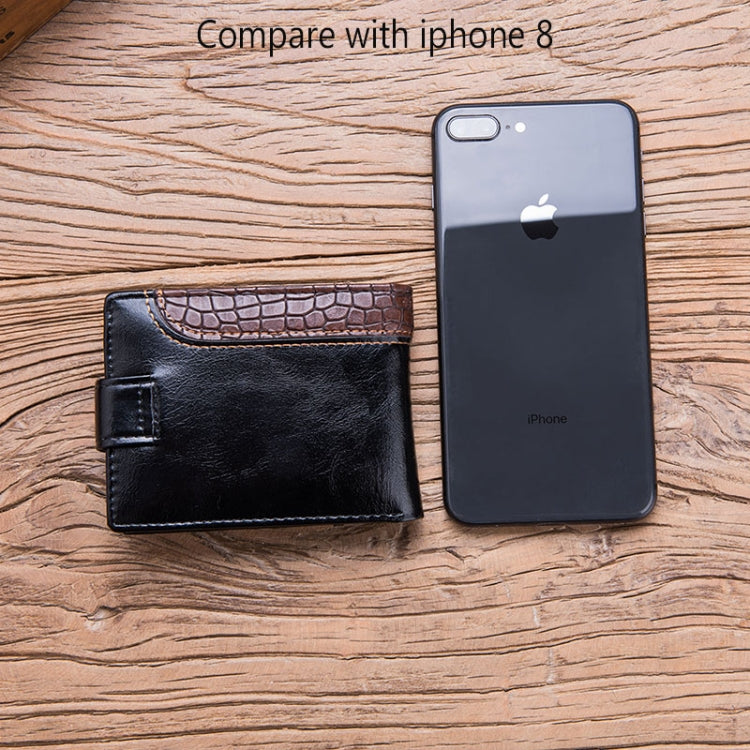 Men Vintage Leather Hasp Short Coin Pocket Purse Card Holder Wallets