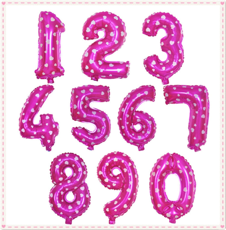 Number Foil Balloon Happy Birthday Decoration