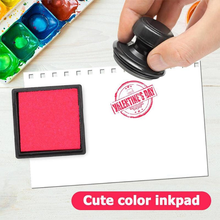 2 PCS Creative Color Ink Pad Small Ink Pad, Size:4x4cm