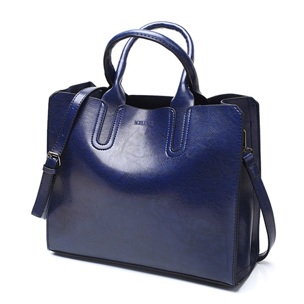 Leather Handbags Big Women Bag Casual Female Bags Trunk Tote Shoulder Bag Ladies Large Bolsos