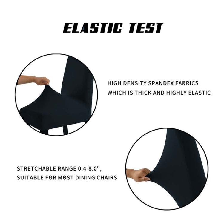 Modern Plain Color Chair Cover Spandex Stretch Elastic Wedding Banquet Chair Covers Dining Seat Cover Pastoral Hotel Cover
