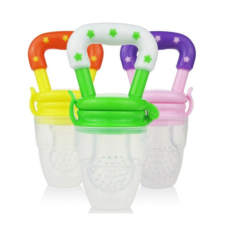 3 PCS Portable Baby Infant Food Nipple Feeder Silicone Pacifier Silicone Baby Soother, Random Color