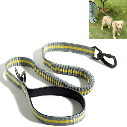 Dog Outdoor Anti-Scourge Traction Rope Nylon Reflective Elastic Stretch Dog Walking Rope