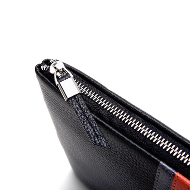 Men Leather Casual Clutch Leather Smart Anti-Theft & Anti-Lost Coin Purse, Large, Small