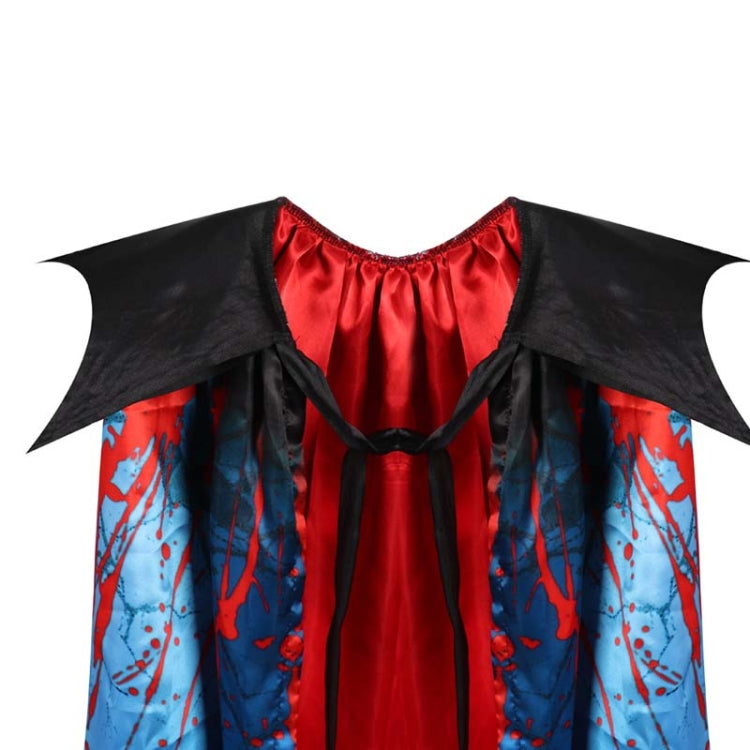 Halloween Dress Up Kids Double-Layer Printed Cloak