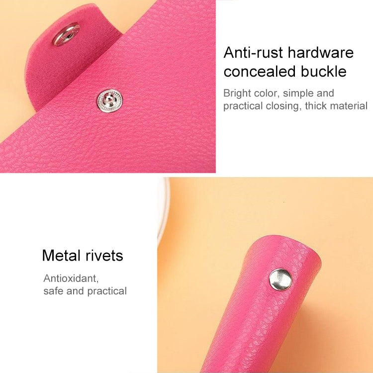 3 PCS Upgraded Version Card Bag Business Card Transparent Protective Cover Color Storage Card Holder