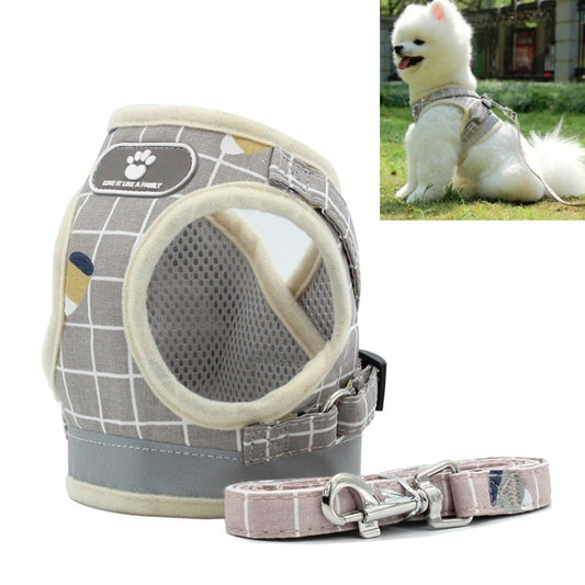 Reflective & Breathable Vest Traction Rope Pet Chest Leash