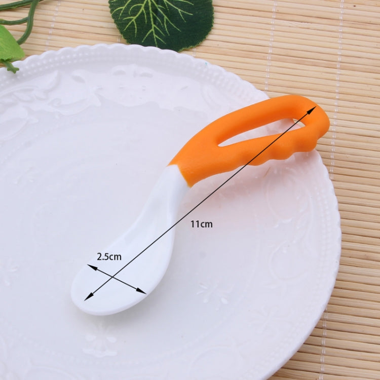 2 PCS Baby Curved Spoon Eat Spoon Baby Pacifier Feeding Spoon Solid Supplies Curved Spoon Children Tableware