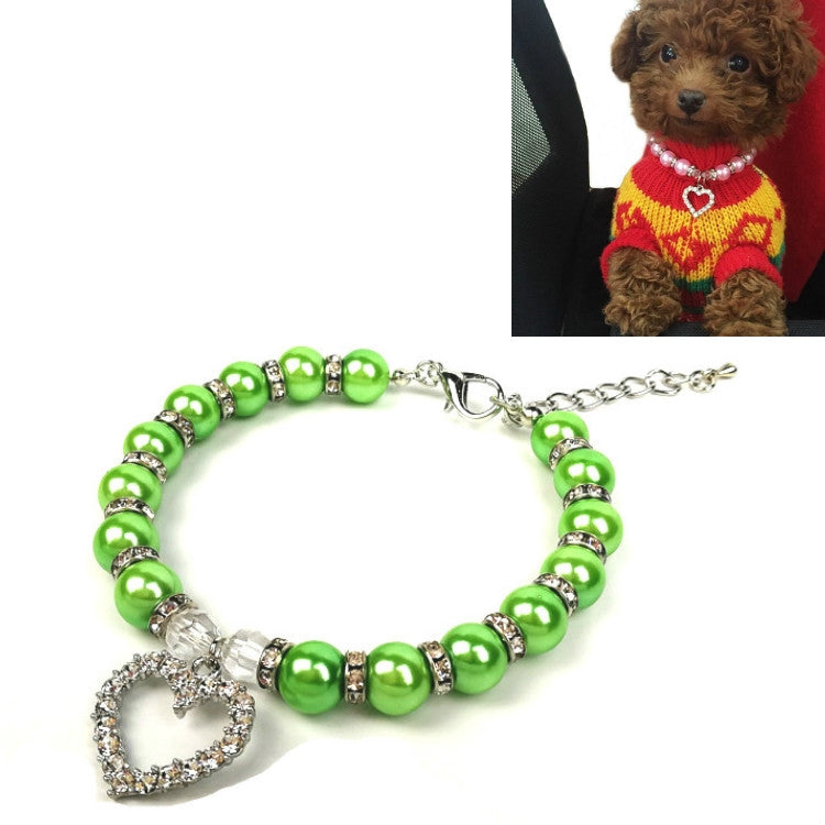 Pet Supplies Pearl Necklace Pet Collars Cat and Dog Accessories