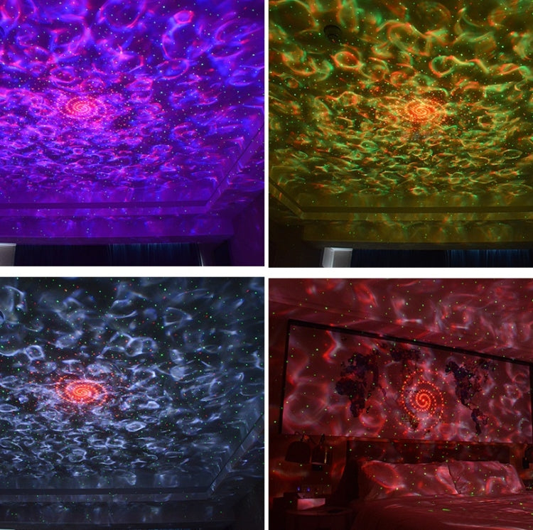 M2 8W Christmas Starry Sky Laser Projection Atmosphere Light Rotating Starry Dynamic Water Pattern Sleeping Light