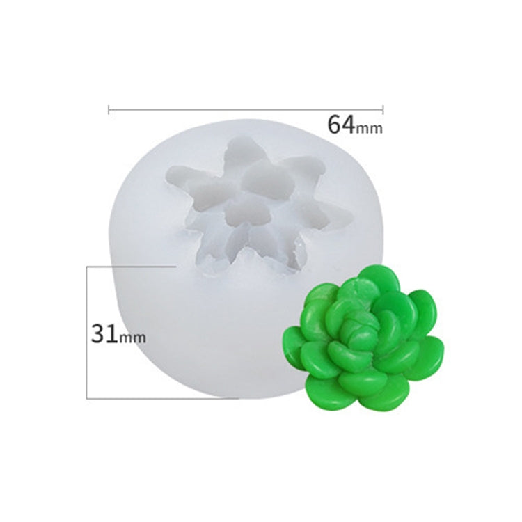 Fleshy Three-Dimensional Candle Silicone Mold DIY Handmade Soap Aromatherapy Epoxy Mold