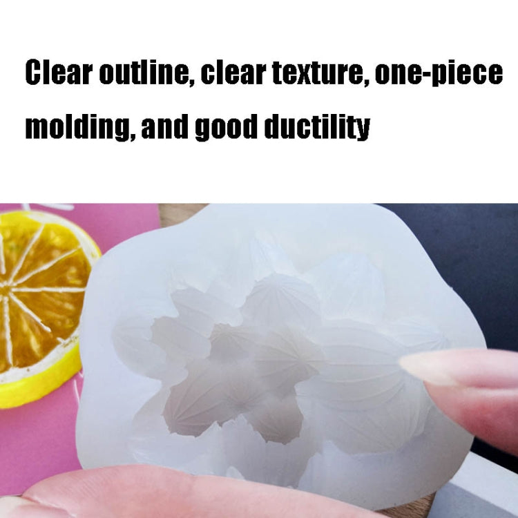Fleshy Three-Dimensional Candle Silicone Mold DIY Handmade Soap Aromatherapy Epoxy Mold