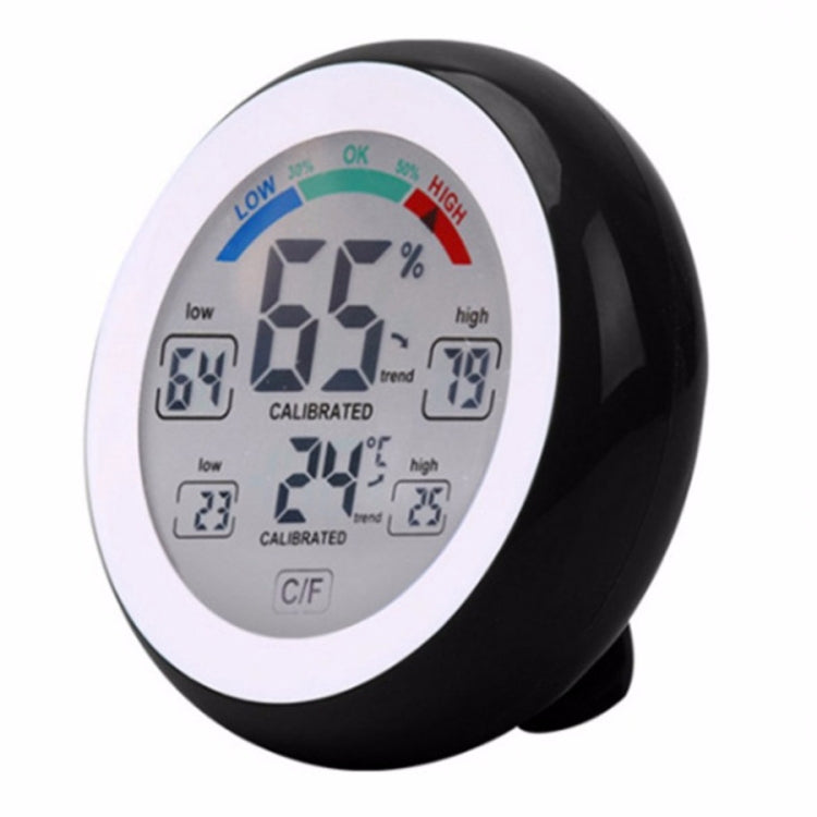 TS-S93 Multifunctional Digital Thermometer Hygrometer Temperature Humidity Meter, Max Min Value Trend Display C/Funit