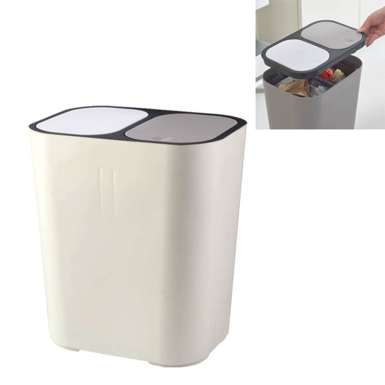 Dry And Wet Classification Press Trash Can Household Kitchen Paper Basket