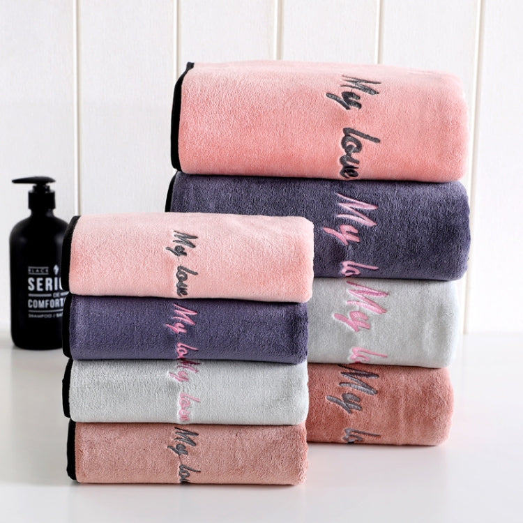 Soft And Thick Absorbent Fiber Bath Towel