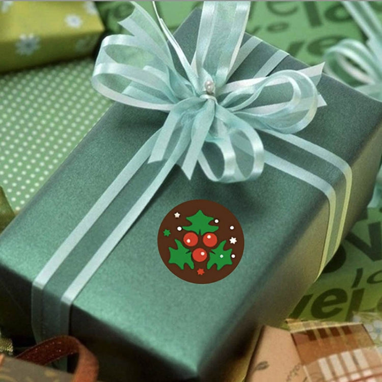 Christmas Decoration Gift Series Stickers Label, Size: 2.5cm / 1inch, A-123, A-124