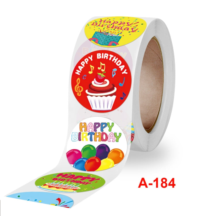 Children Happy Birthday Stickers Decorations Greeting Cards Label, 2.5 cm / 1inch