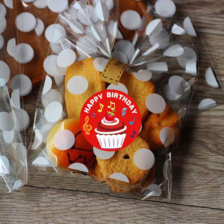 Children Happy Birthday Stickers Decorations Greeting Cards Label, 2.5 cm / 1inch