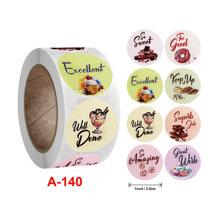 Children Reward Round Sticker Gift Decoration Sealing Sticker