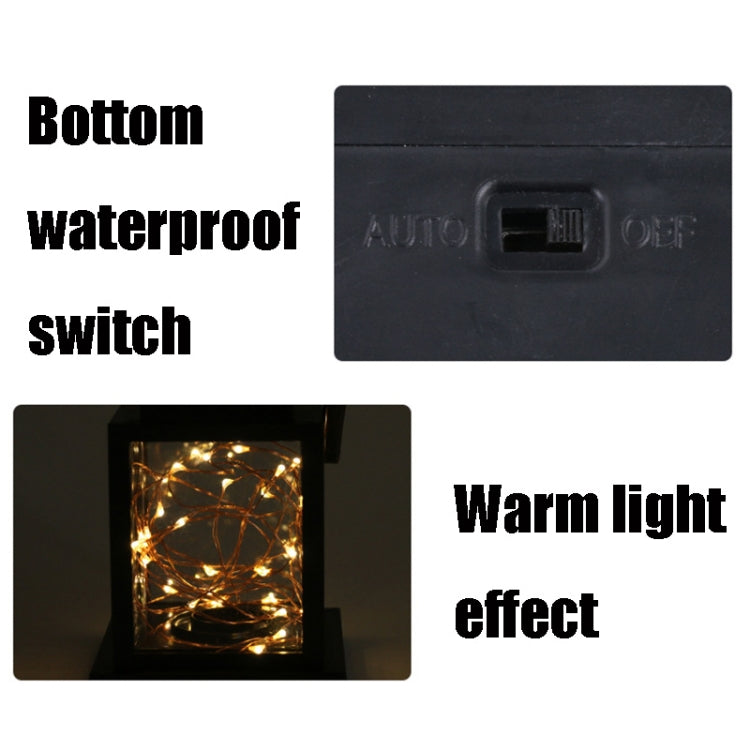 Solar Copper Wire Candle Light Outdoor Garden Waterproof Landscape Decorative Lawn Light